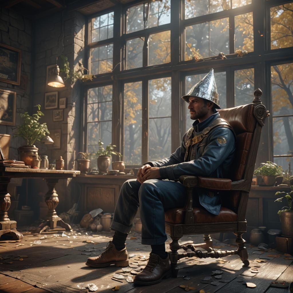 Man in Tin Foil Hat: 3D Game Cinematic