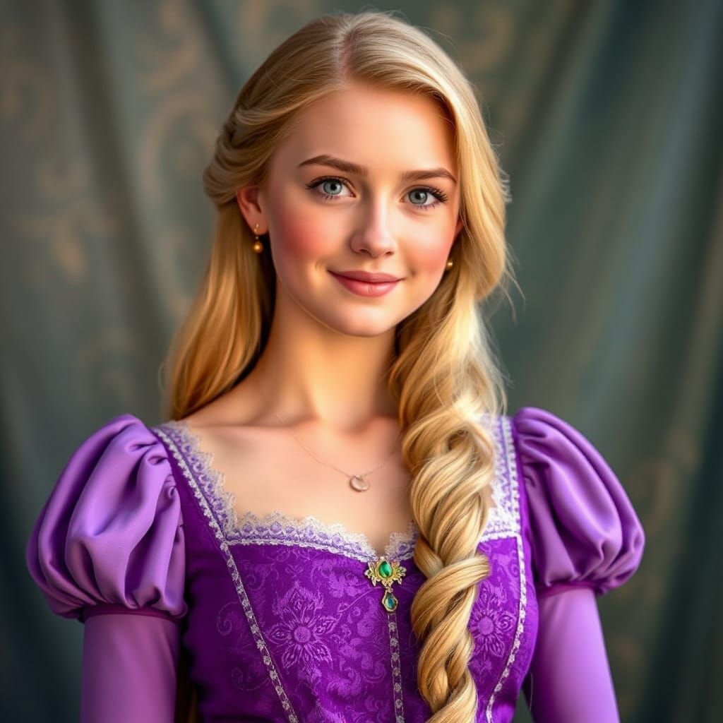 Josephine Langford as Rapunzel in Live-Action Movie
