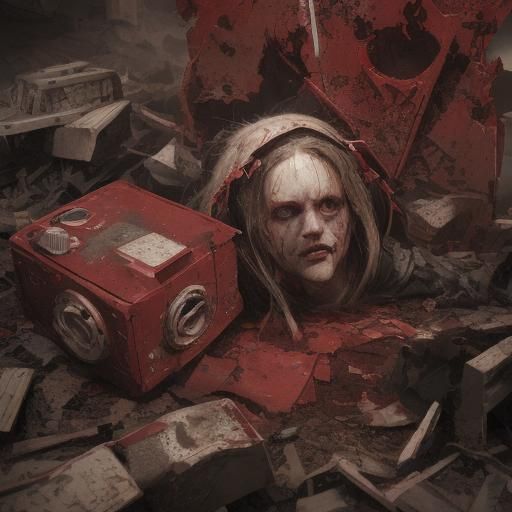 Damaged Data Reels: 1970s Horror in Doré Style