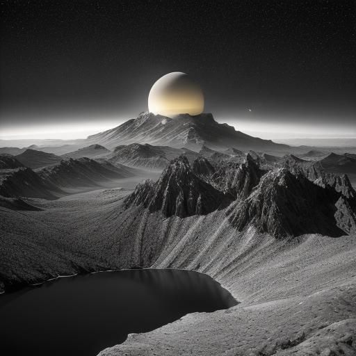 Saturn Over Titan: An Astrophotography Masterpiece