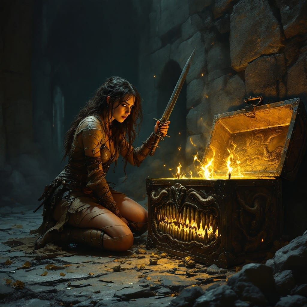 Dark Castle Dungeon Terror in Gothic Style