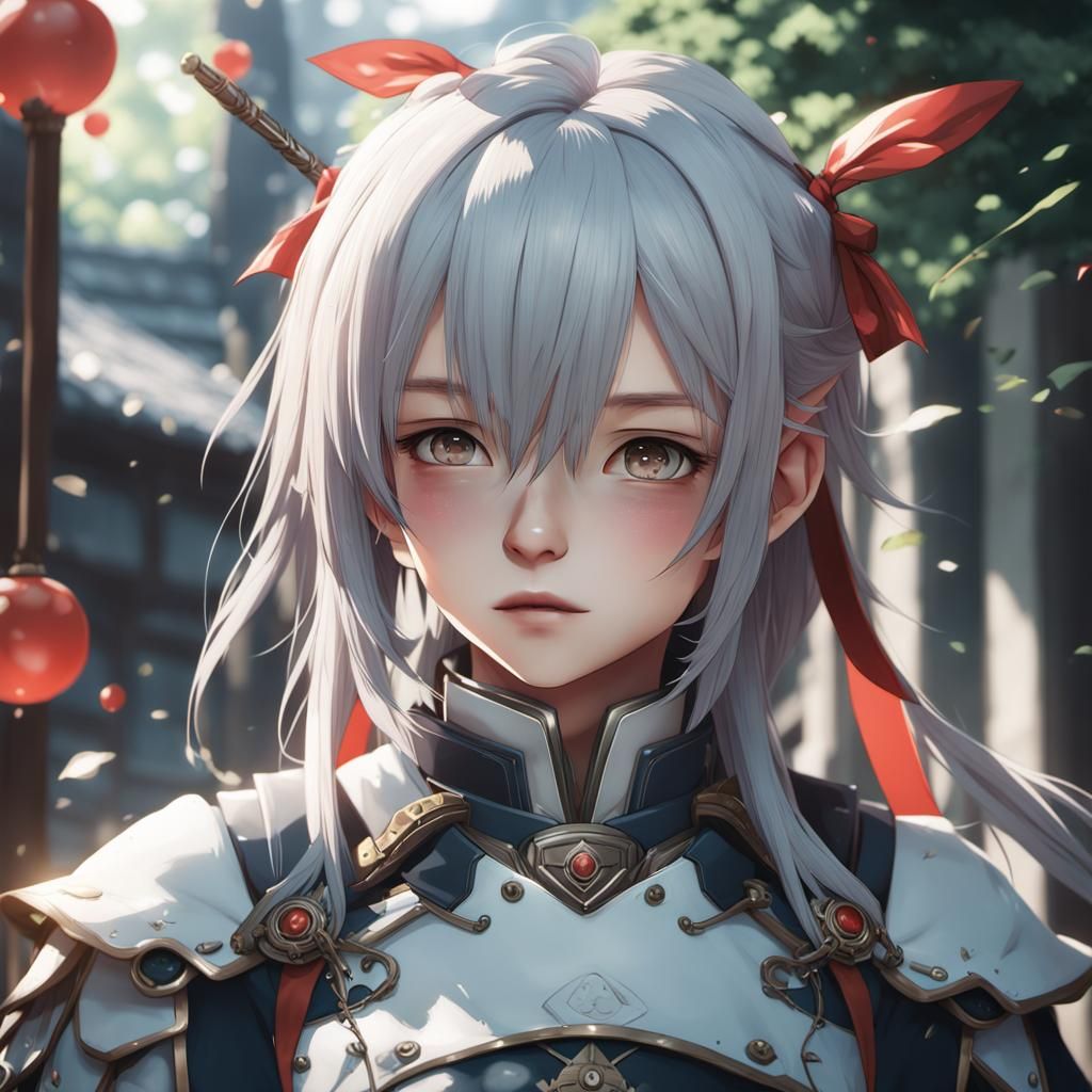 Detailed 3D Anime Art Inspired by Genshin Impact