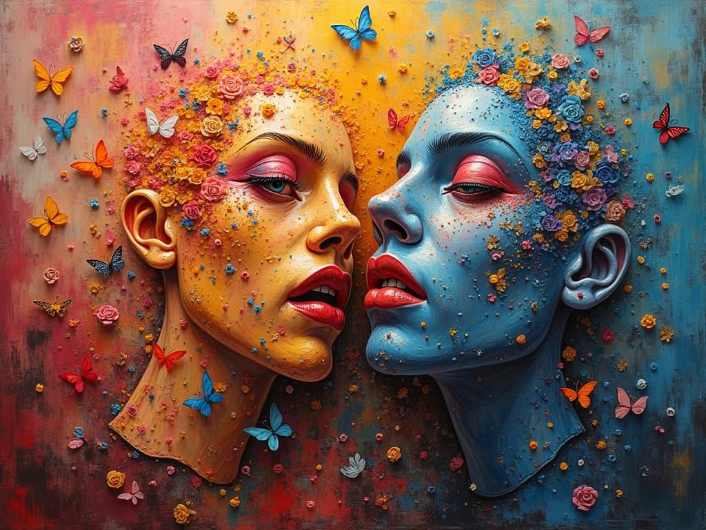 Abstract Contemporary Art Masterpiece