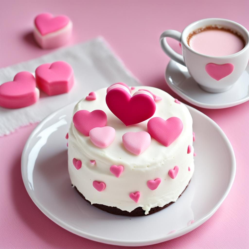Pink Heart Brownie: Simple Sweet Dessert