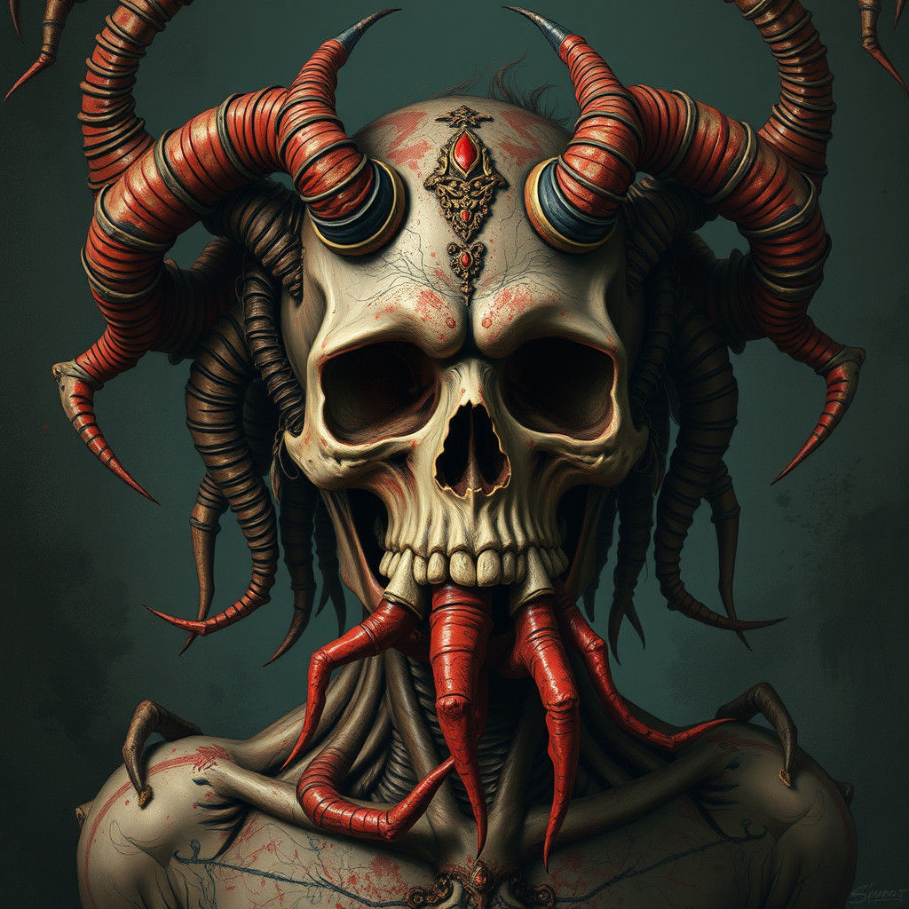 Abstract Cerebral Corruption Concept Art