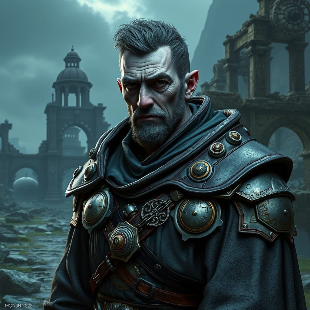 Mysterious Dwemer Artificer Revealed in Cyberpunk Fantasy