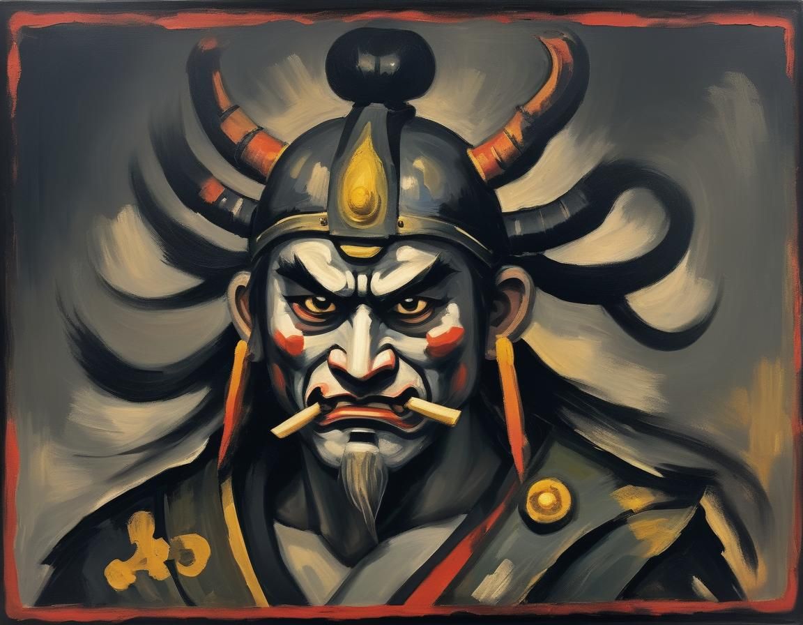 Wind and Thunder Gods as Expressionist Art