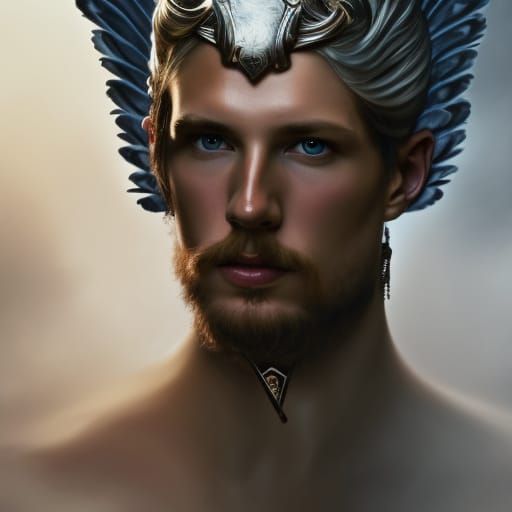 Angelic Warrior: Scandinavian Model in Haute Couture