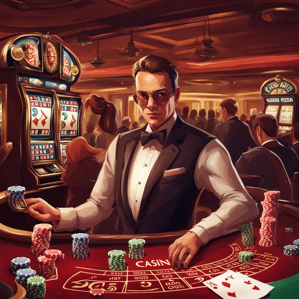 AI Generated Casino Scene