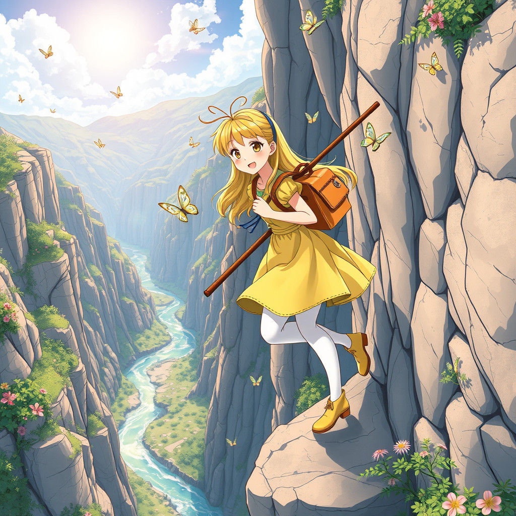 Anime Alice on Cliffside River Walk