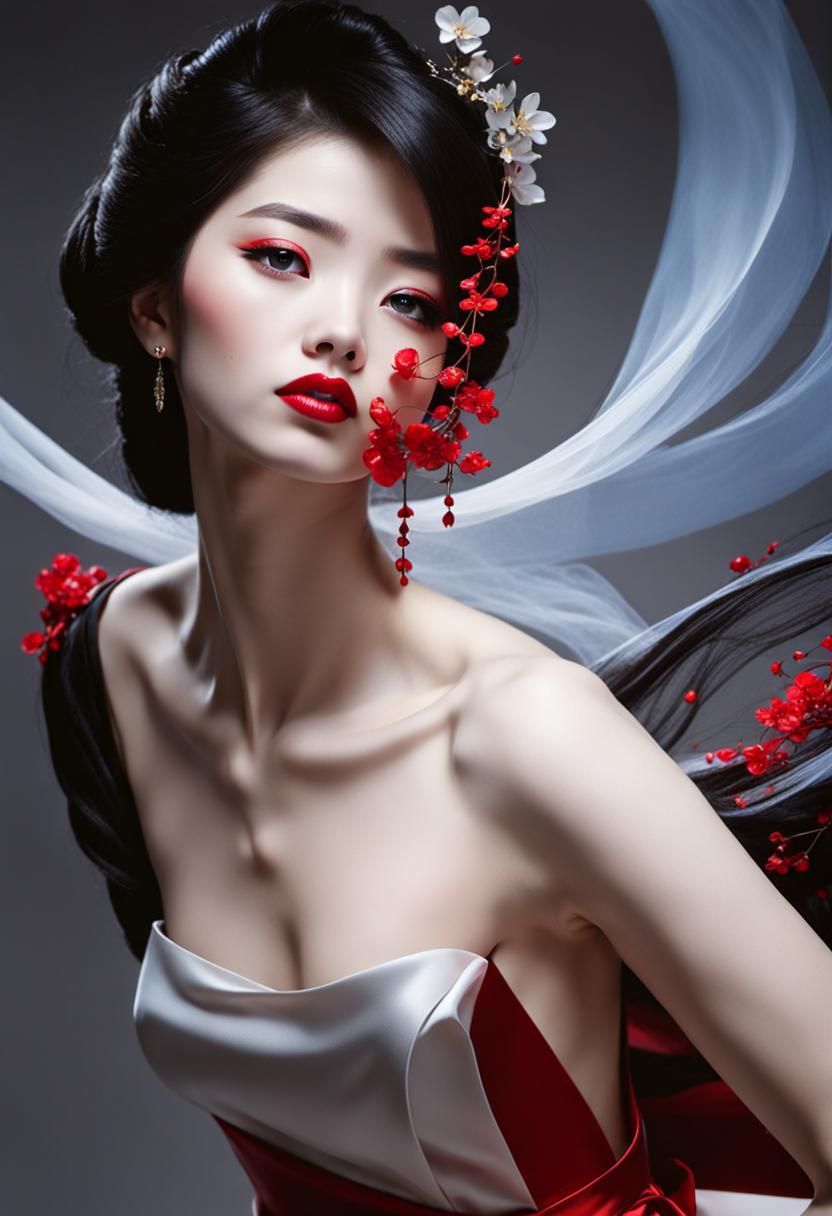 Image: A Chinese woman in portraiture.