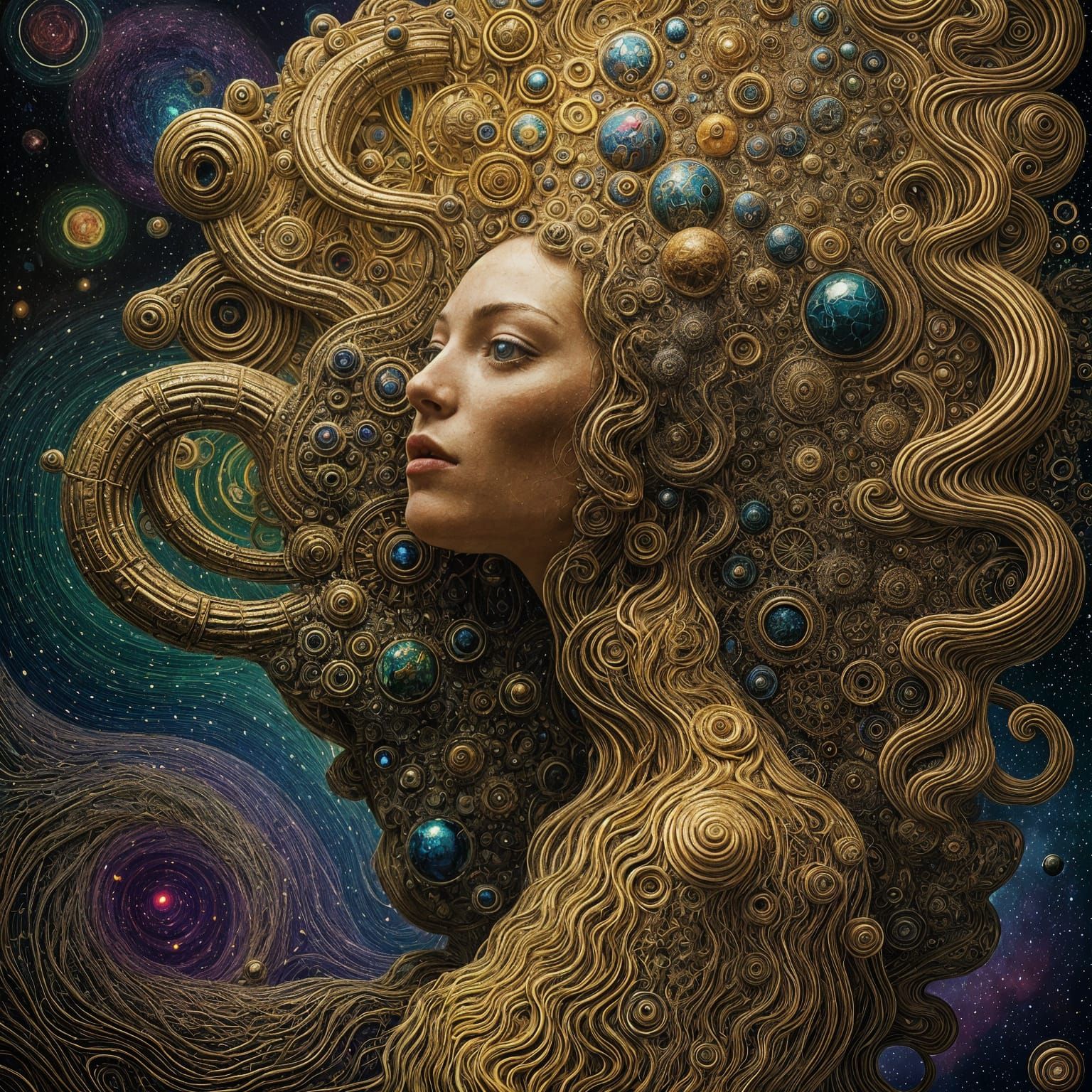 Surreal Reality: A Cosmic Post-Impressionistic Vision