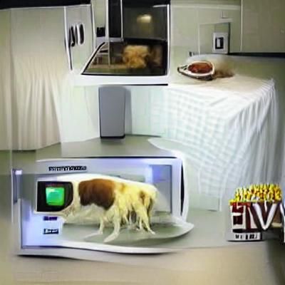 Microwave Oven Comes Alive and Eats a Dog