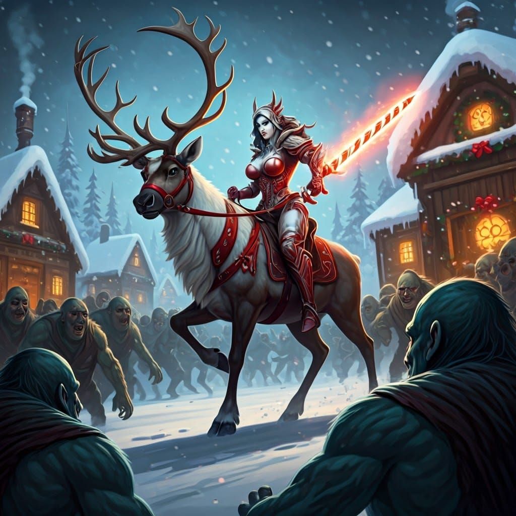 Christmas Warrior Empowers North Pole Against Trolls