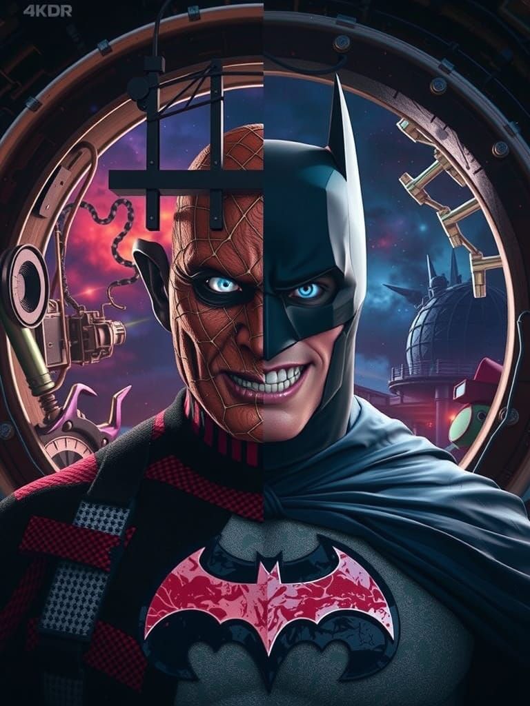 Cyberpunk Batman Meets Freddy Krueger in a DC Rebirth Art St...