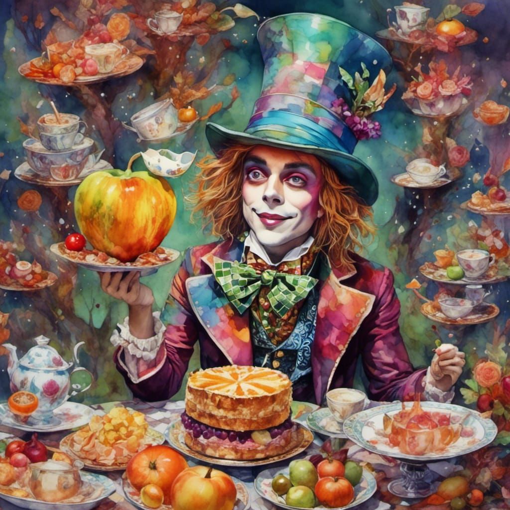 Whimsical Mad Hatter Tea Party