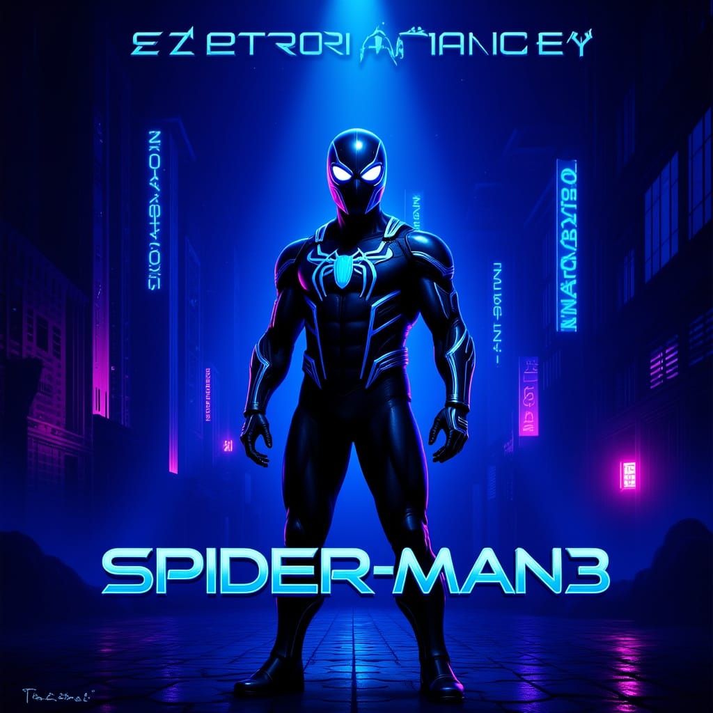 Futuristic Spider-Man 3 Poster Redesign