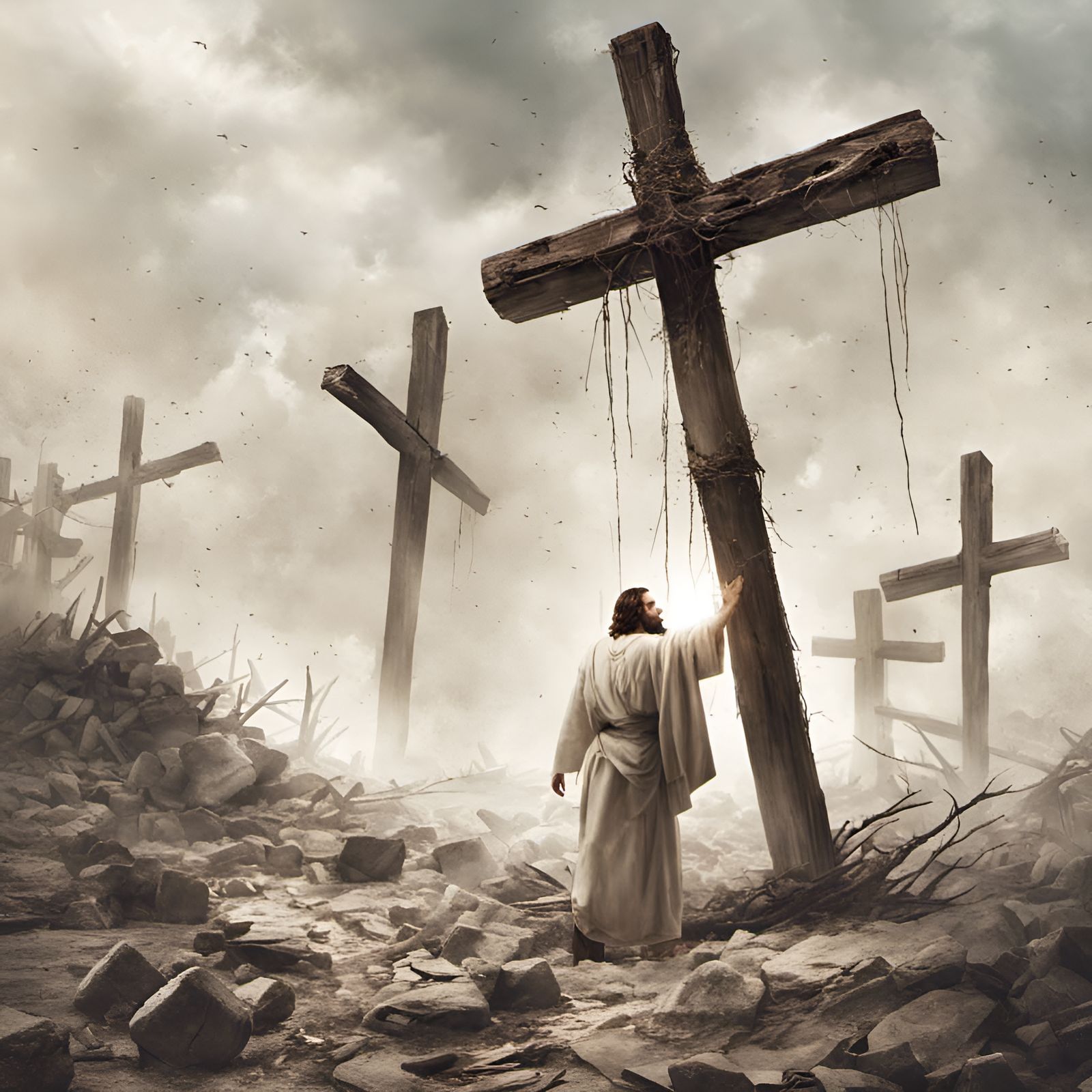 Symbolic Image of Sacrifice and Determination