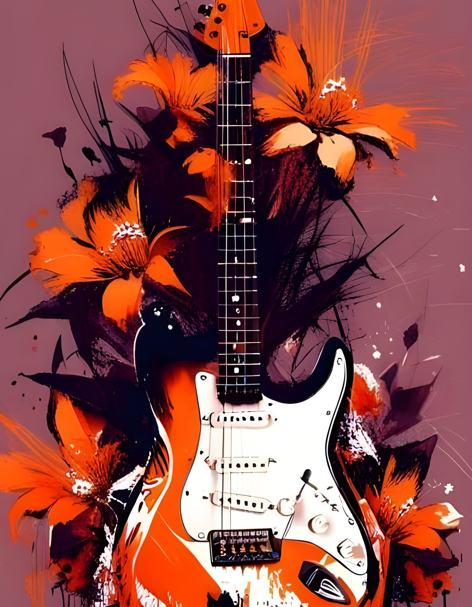 Tiger Lily Guitar