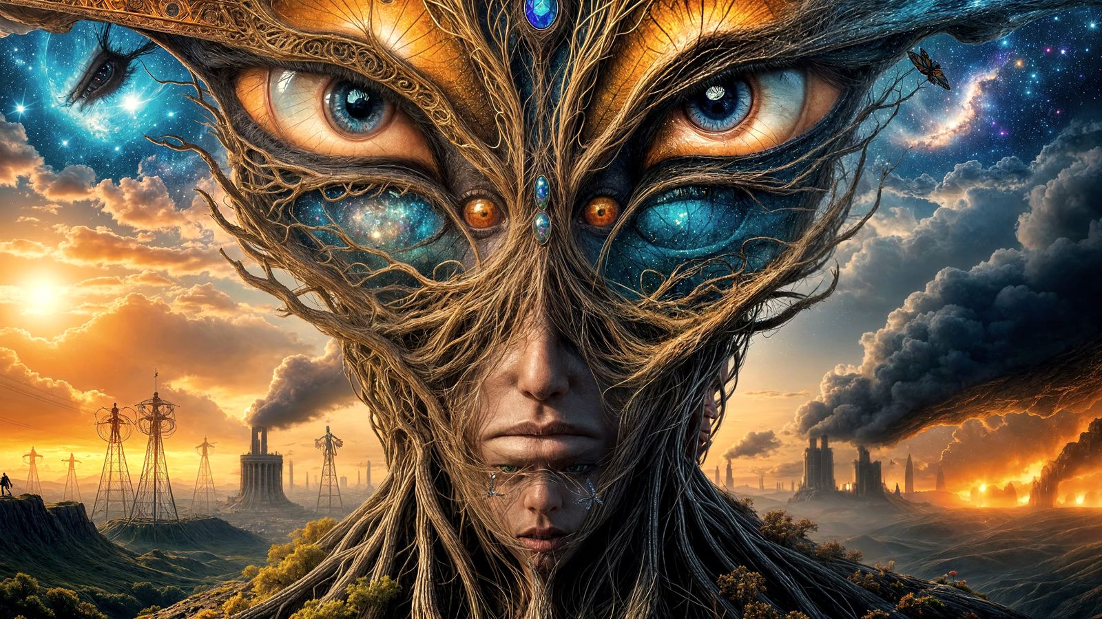 Man's Mindscape: Illusionary Concept Art of Inner World