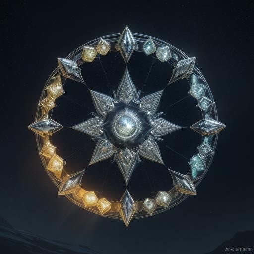 Gemstone Lights: Sun, Moon, and Stars in Fantasy Art