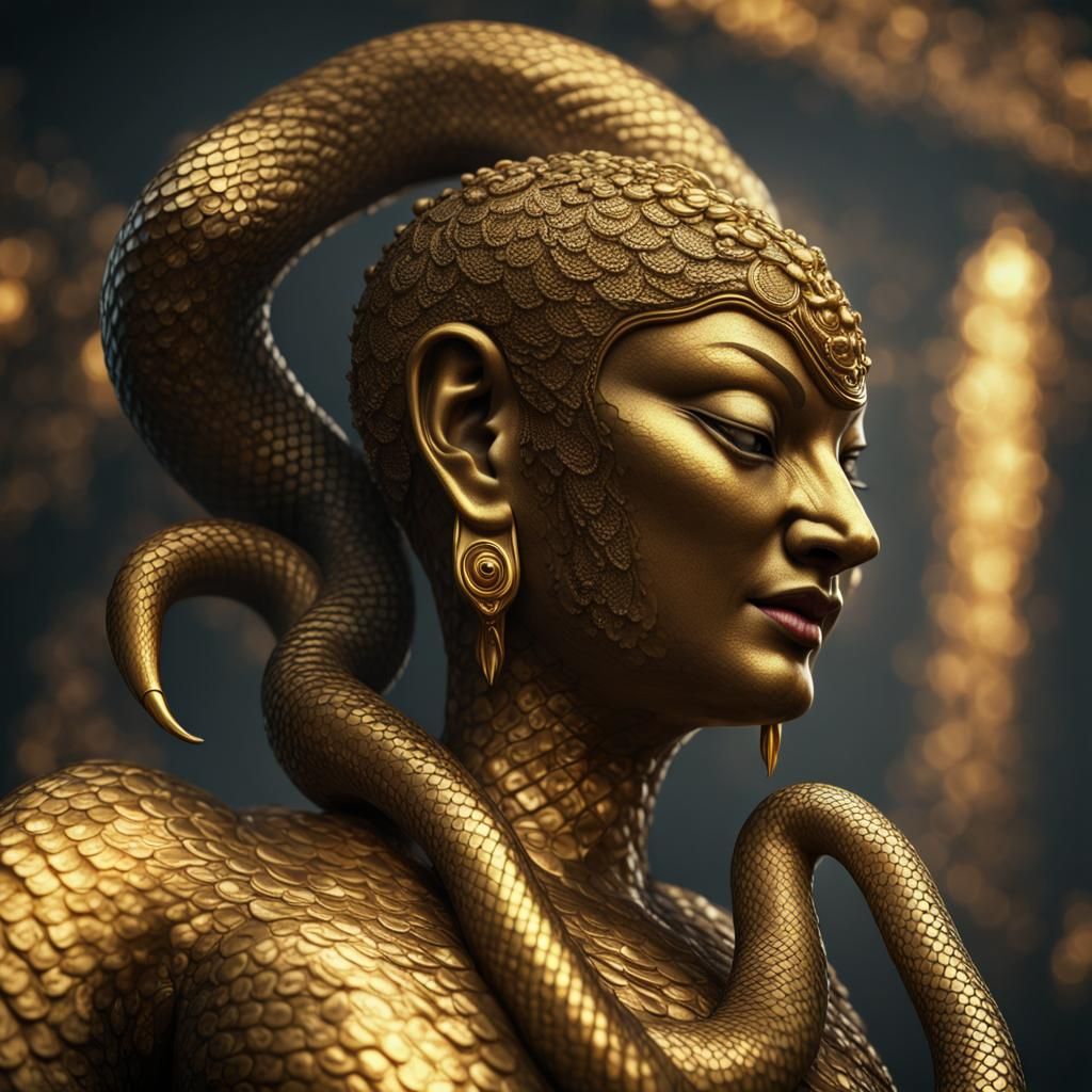 Cobra Buddha: Dark Fantasy Concept Art