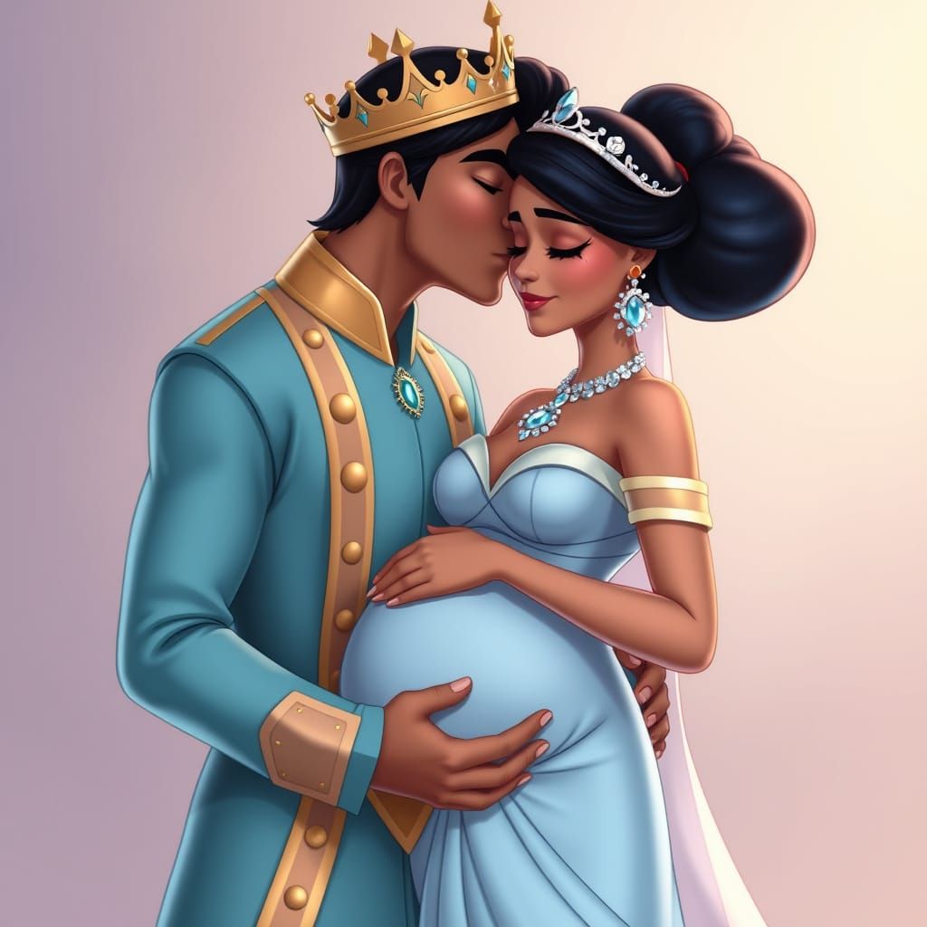 Disney's Jasmine and Aladdin: A Tender Moment