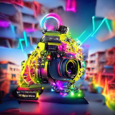 Fractal Neon Dream in 8K Resolution