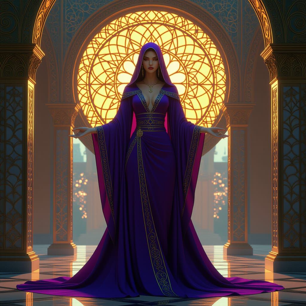 Born in Purple: Dynamic Lighting Concept Art