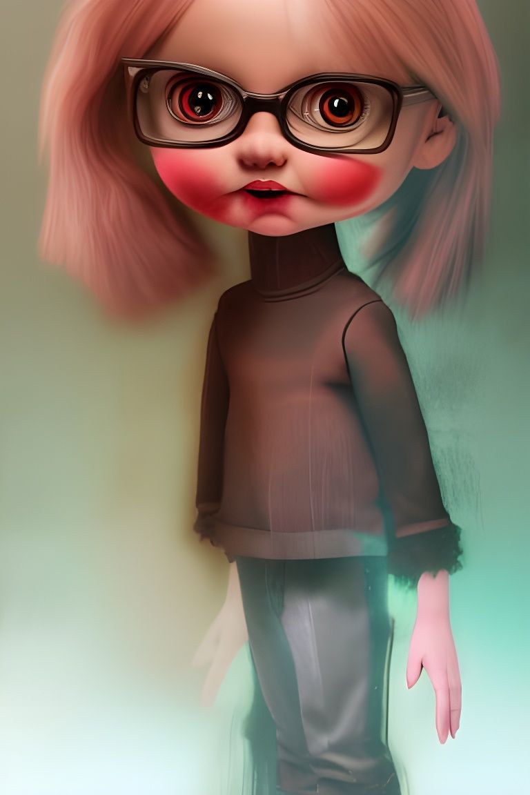 Living Vampire Cabbage Patch Doll in Playroom