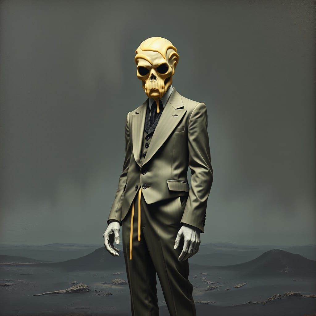 The Mayonnaise Marauder in Surrealist Style