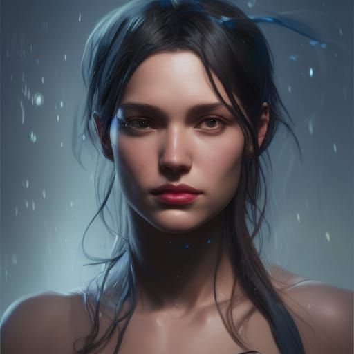Hyperdetailed Superhero Portrait in Striking Lighting
