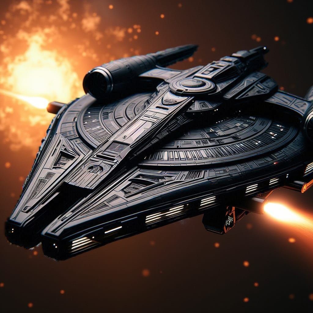 Spaceship Battles Gravitational Forces in Desperate Escape