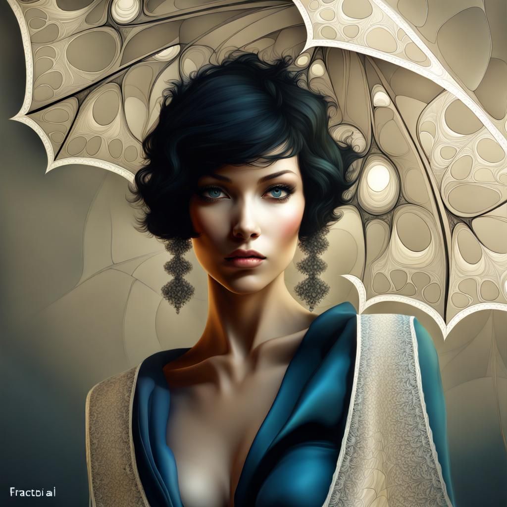 Intricate Fractal Pattern: Infinite Self-Similarity