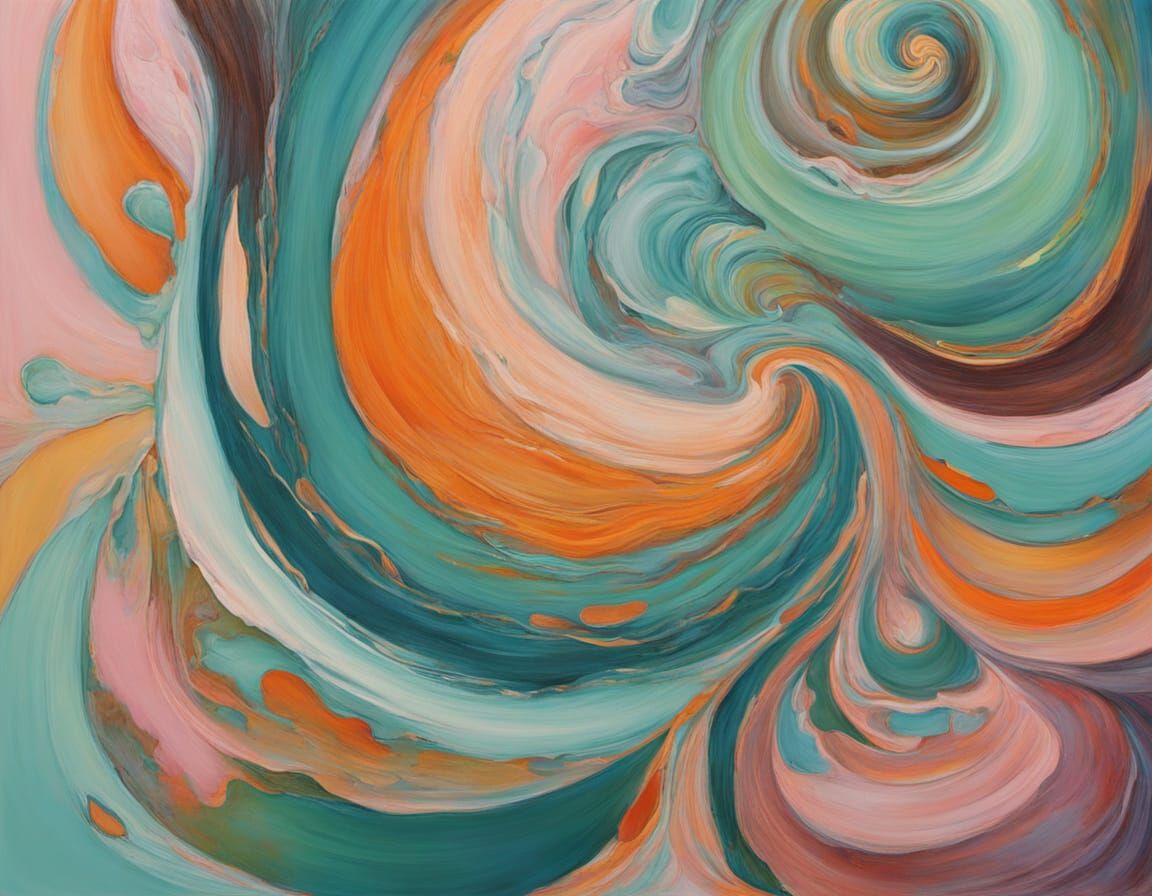 Surreal Abstract Forms of Pistachio, Pumpkin, and Tequila