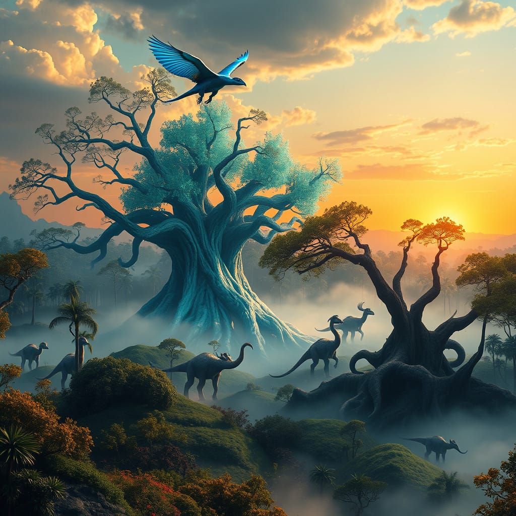 Ancient Wonders in a Fantastical Realm