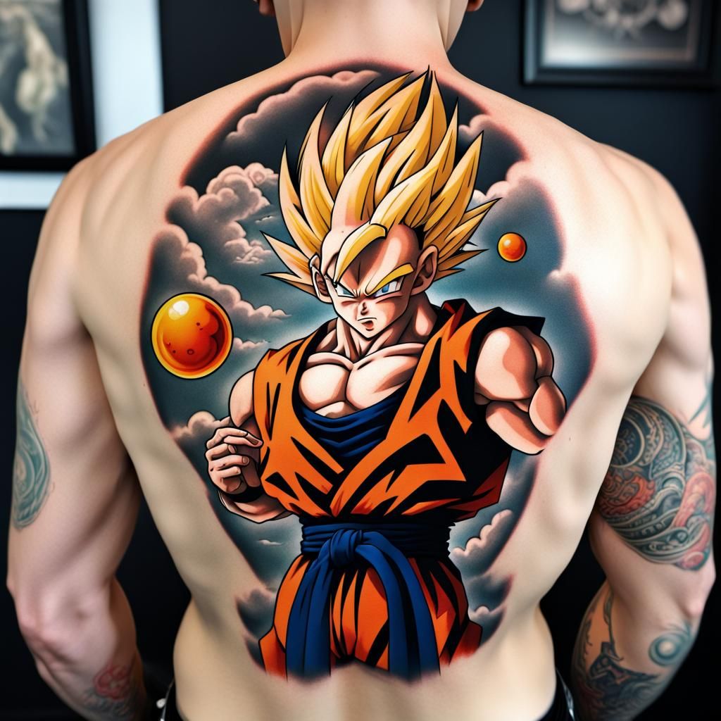 Dragonball z tattoo