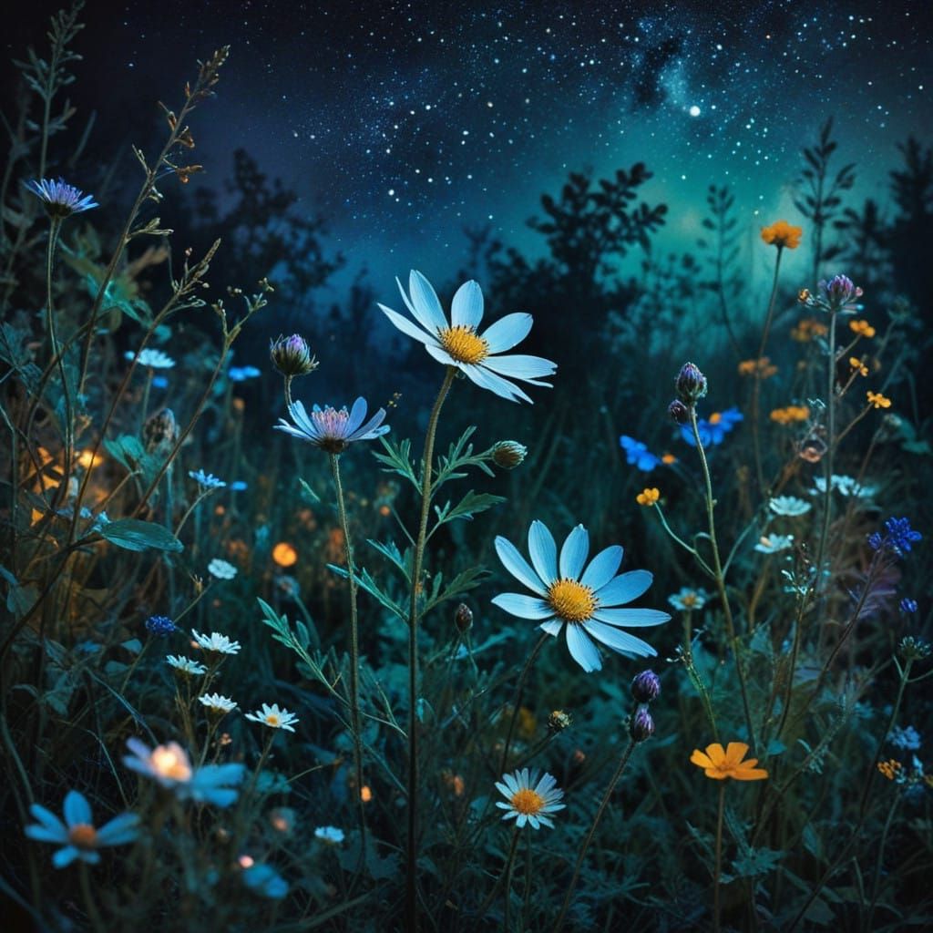 Ethereal Wildflowers in Soft Focus