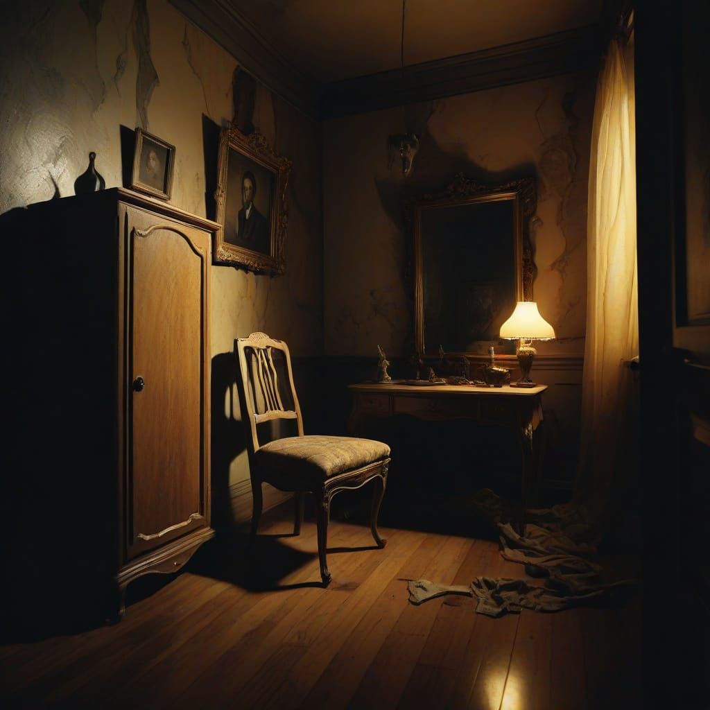 Eerie Surrealism: Melting Room in Dali Style