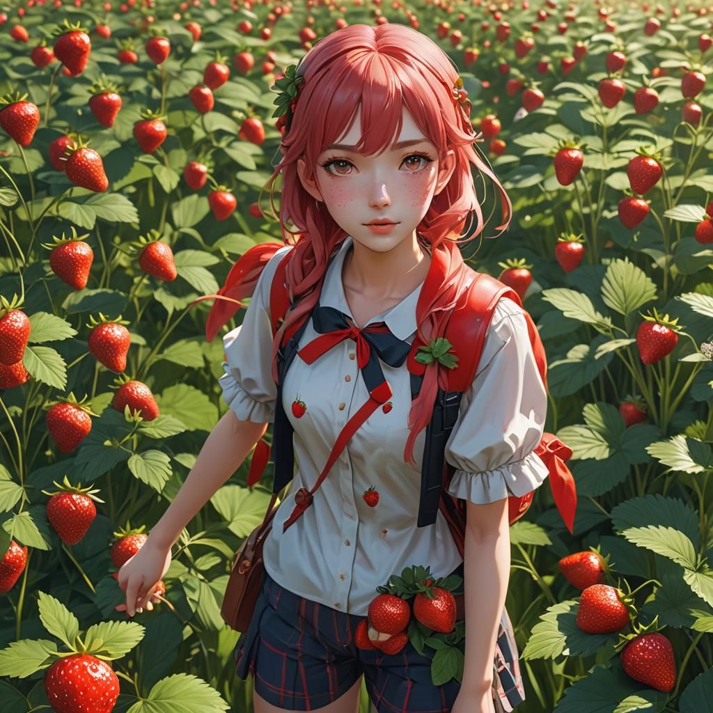 strawberry girl