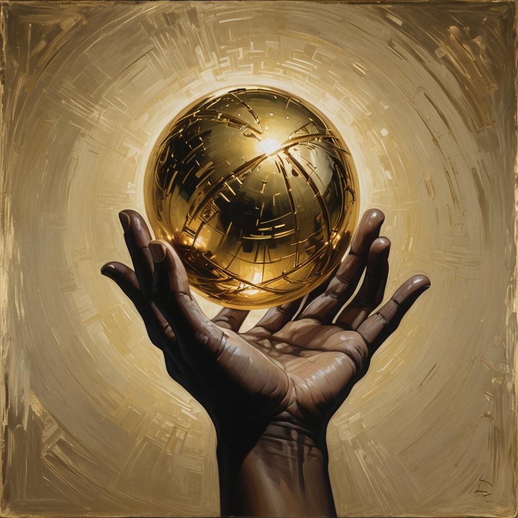 Golden Sphere of Spiritual Energy