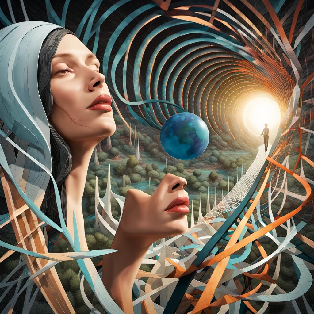 Transformative Perspective: Harmonious World in Reflection