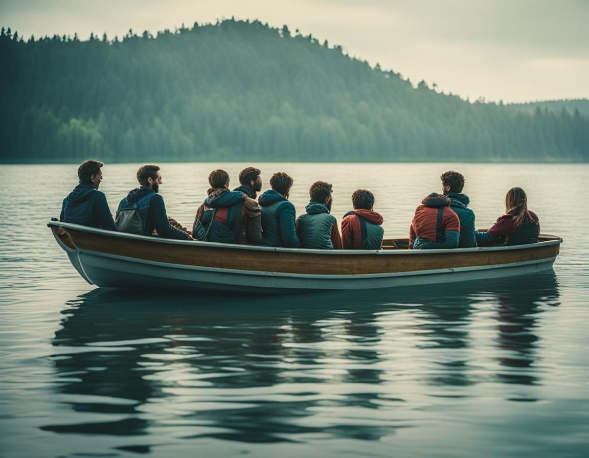 Peaceful Boat Ride on Calm Waters