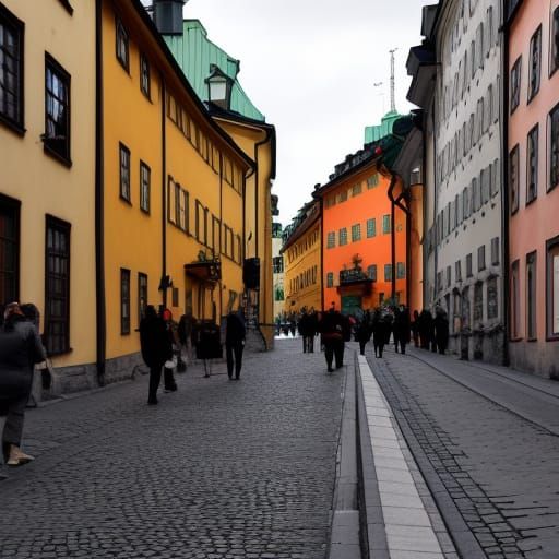 Stockholm Old Town Street Photography