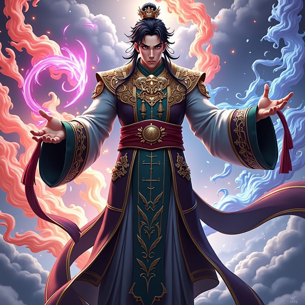 Majestic Cultivator in 3D Anime Style