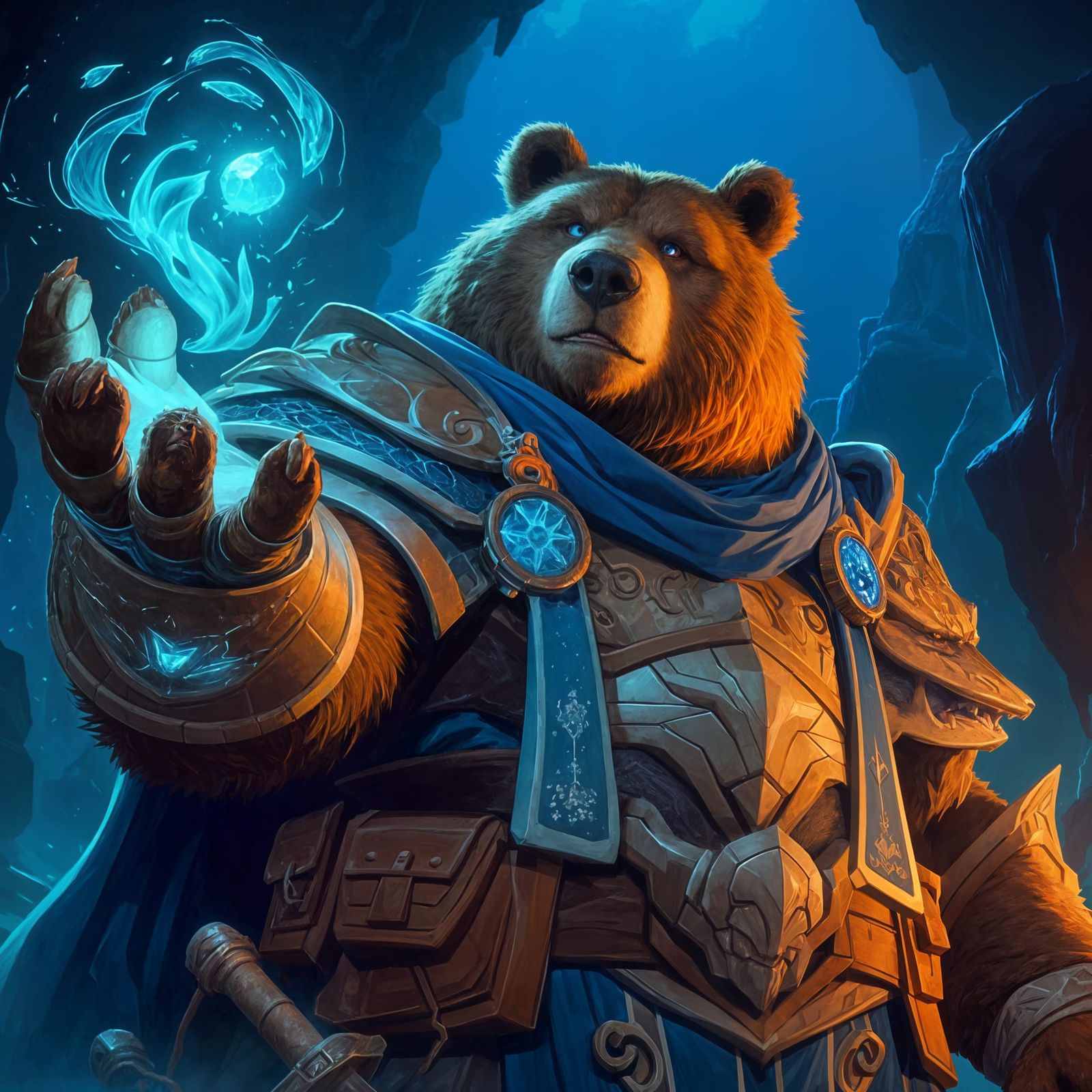 Mystic Bear Master of Water Magic