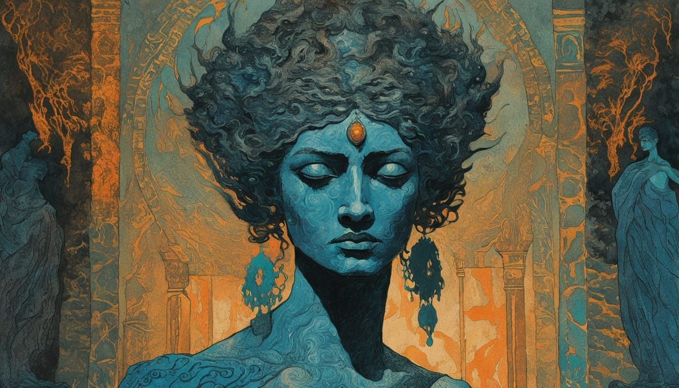 Dark Goddess Reigns in Underworld Palace