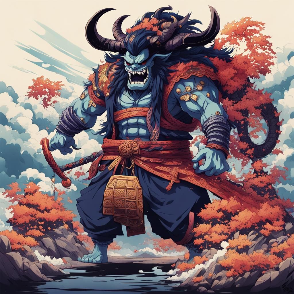 Anime Style Kaido Character Portrait