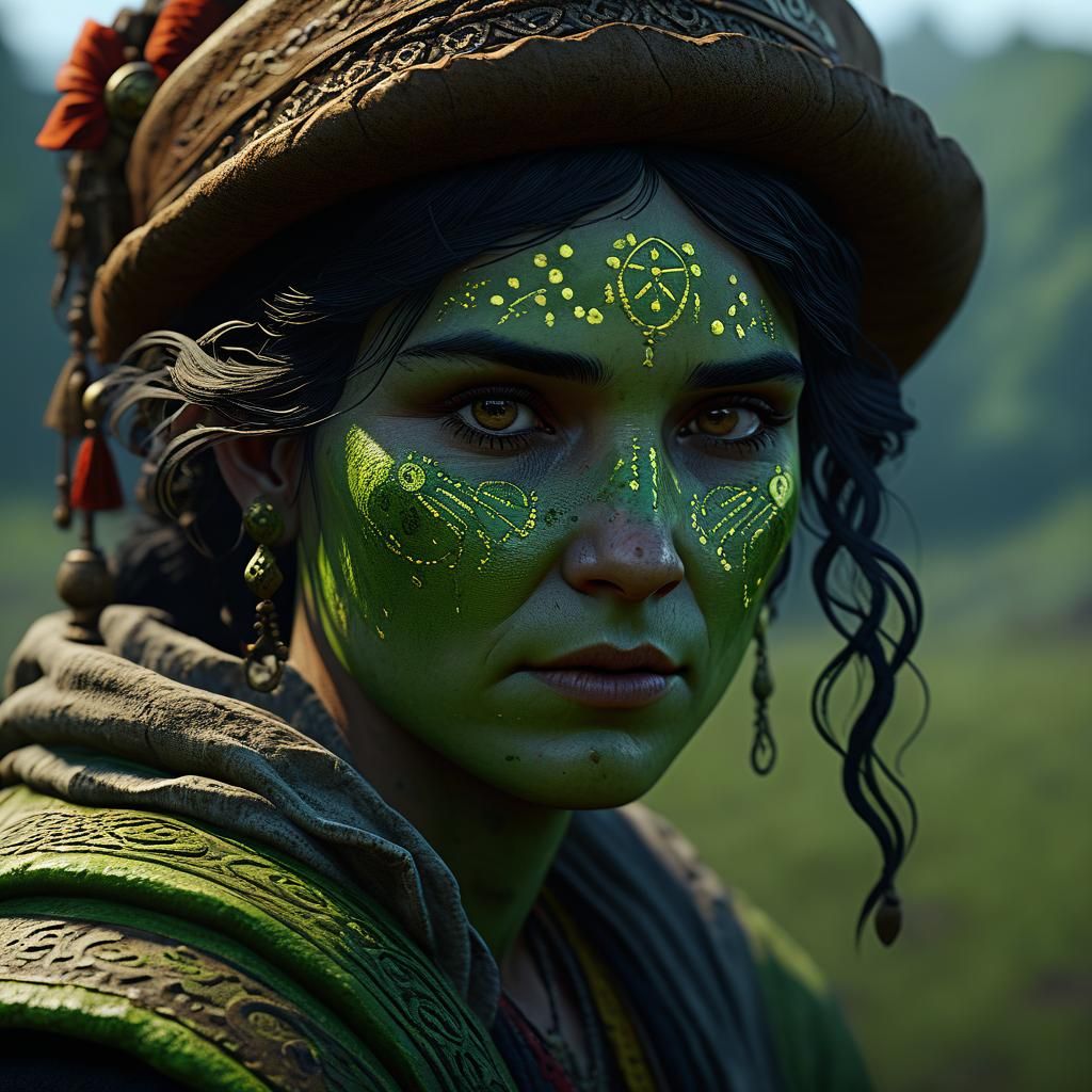 Chartreuse Gypsy: Cinematic Octane Render