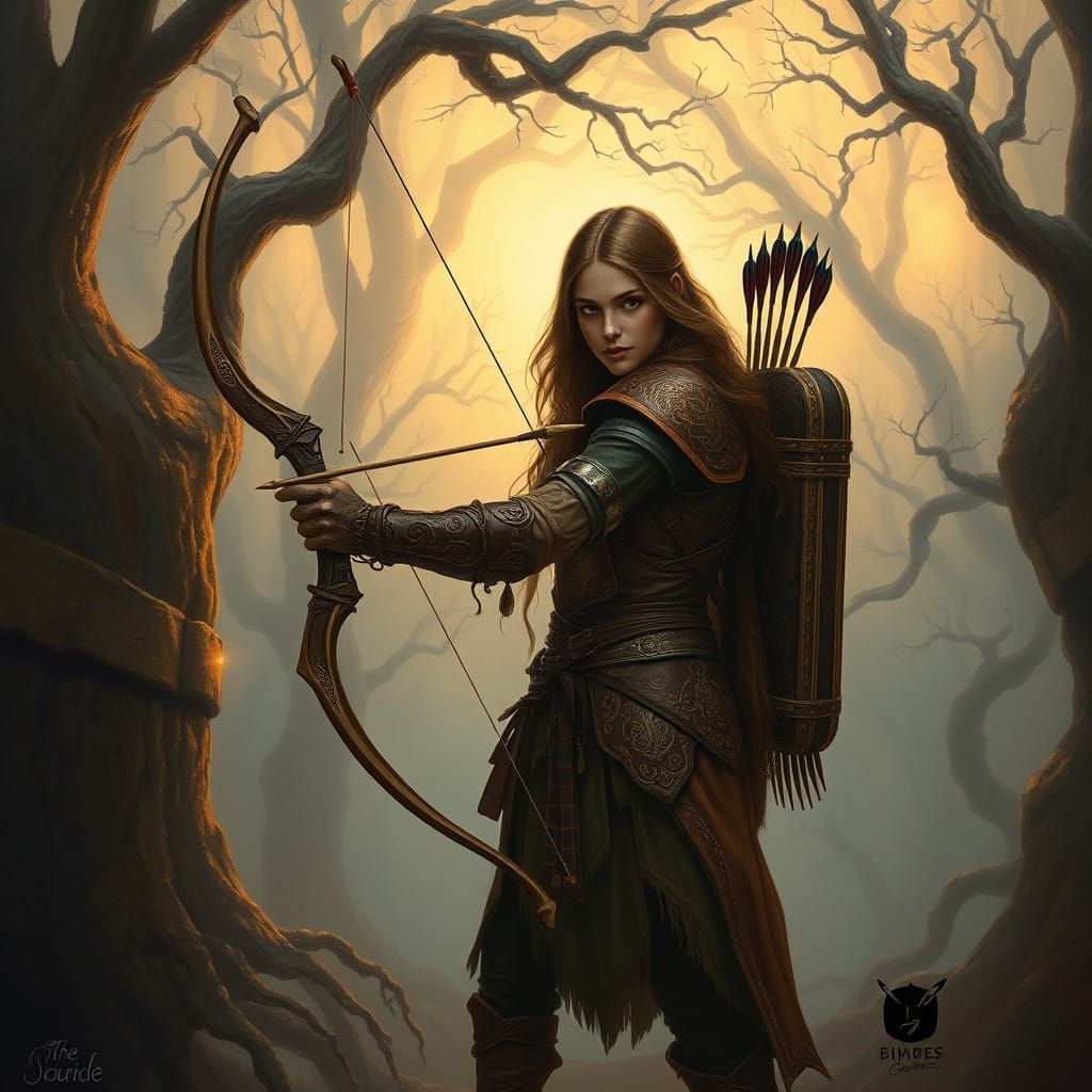 Mystical Archeress in Earth-Toned Armor